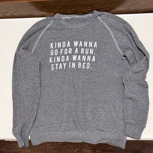 Women's Gray Graphic Sweatshirt